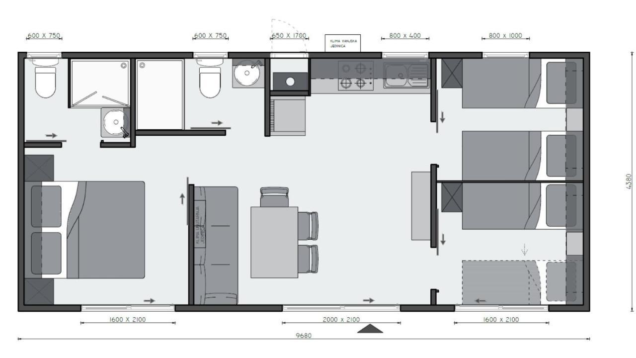 Mobile Home Sole Biograd Na Moru Exterior foto